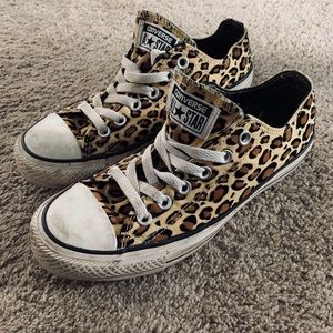 Leopard Print Converse
